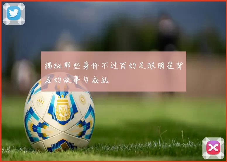 揭秘那些身价不过百的足球明星背后的故事与成就