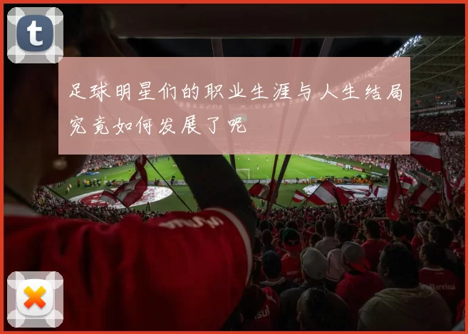 足球明星们的职业生涯与人生结局究竟如何发展了呢